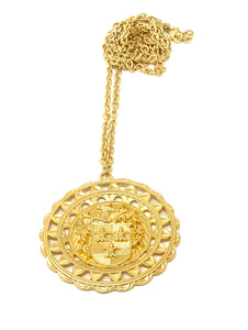 Royal Crest Coin Necklace