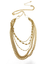 Load image into Gallery viewer, Multi-Layer Gold Chain Necklace
