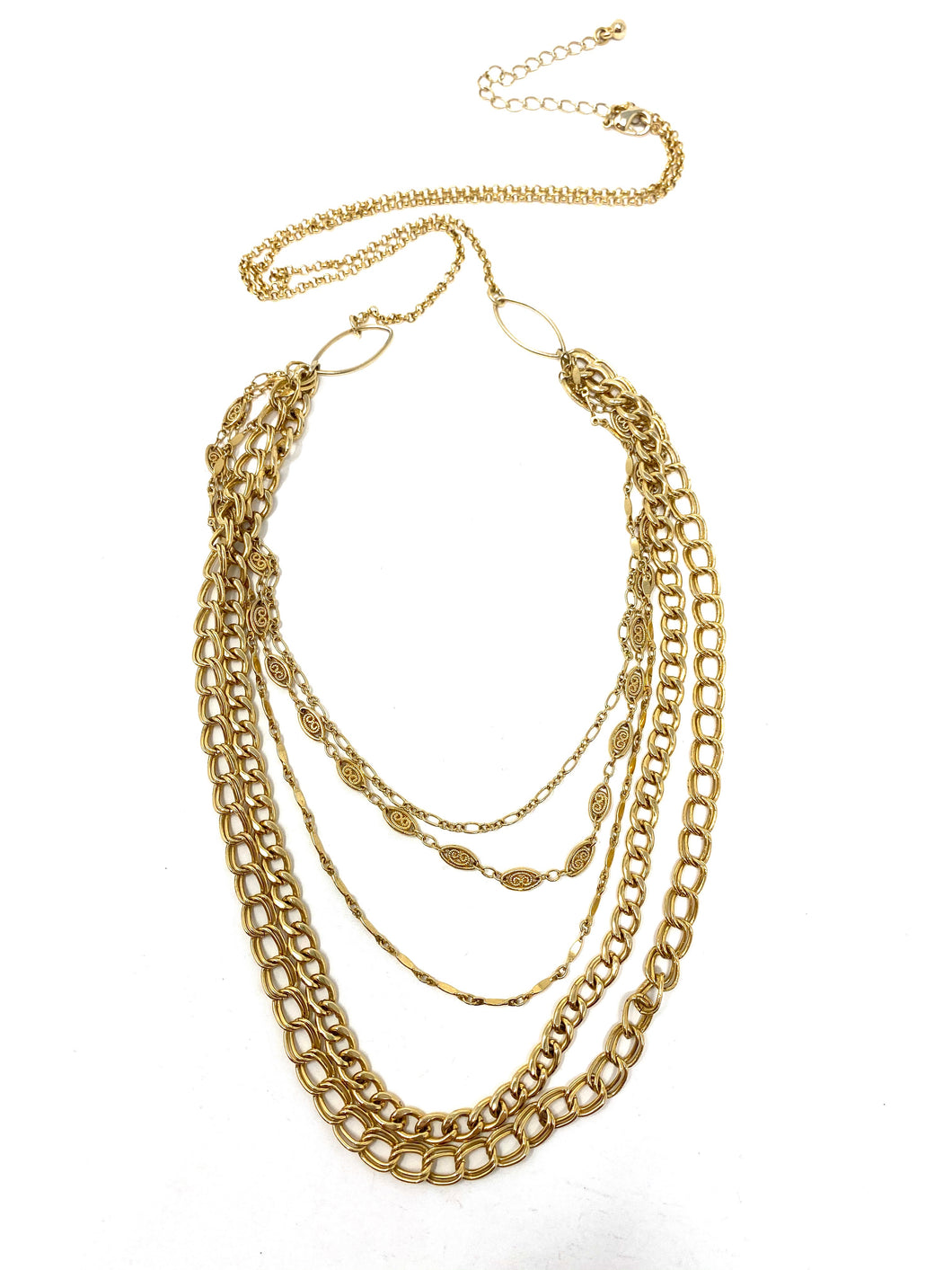 Multi-Layer Gold Chain Necklace