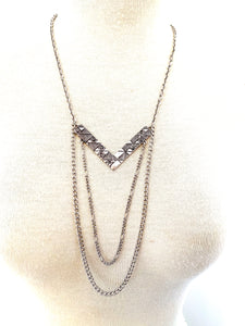 Boho Dangle Chain Necklace