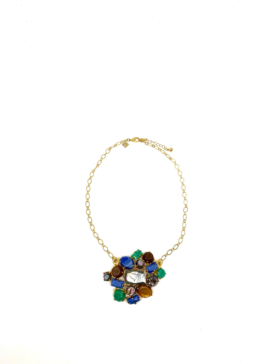 Ocean Colored Statement Necklace