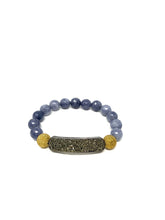 Load image into Gallery viewer, Blue Lace Semi Precious Druzy Stone Bracelet
