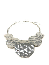 Load image into Gallery viewer, Chunky Modern Hammered Statement Necklace
