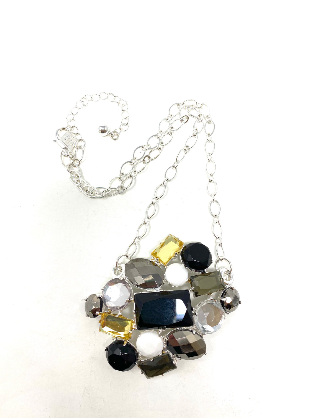Jewel Cluster Necklace