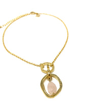 Load image into Gallery viewer, Delicate Rose Quartz Necklace
