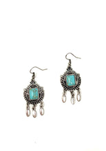 Load image into Gallery viewer, Western Filigree and Turquoise Earrings
