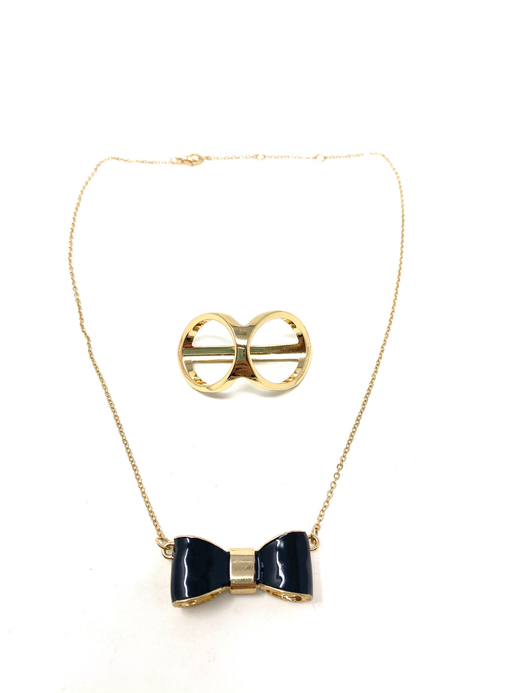 Black Tie Affair Necklace and Ring Set