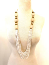 Load image into Gallery viewer, Beachy Beaded Long Necklace
