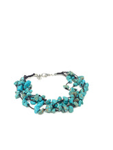 Load image into Gallery viewer, Western Style Chunky Turquoise Bracelet
