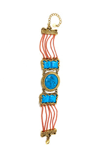 turquoise Blue Handmade Bracelet