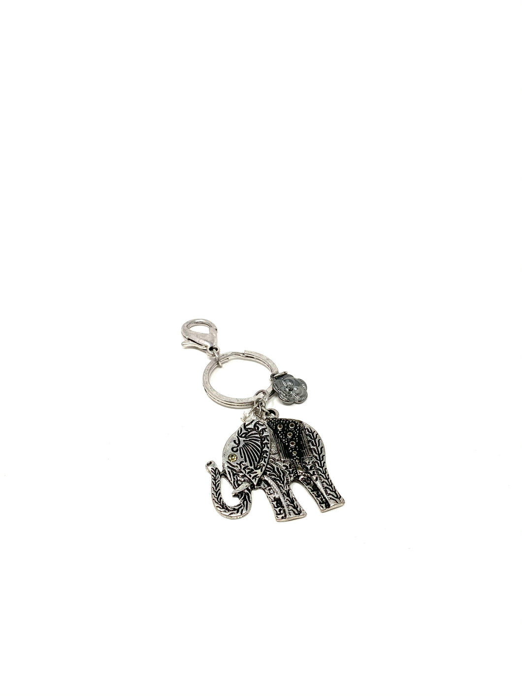 Lucky Elephant Charm Keychain