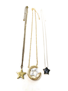 Forever Love Star Charm Necklace Set
