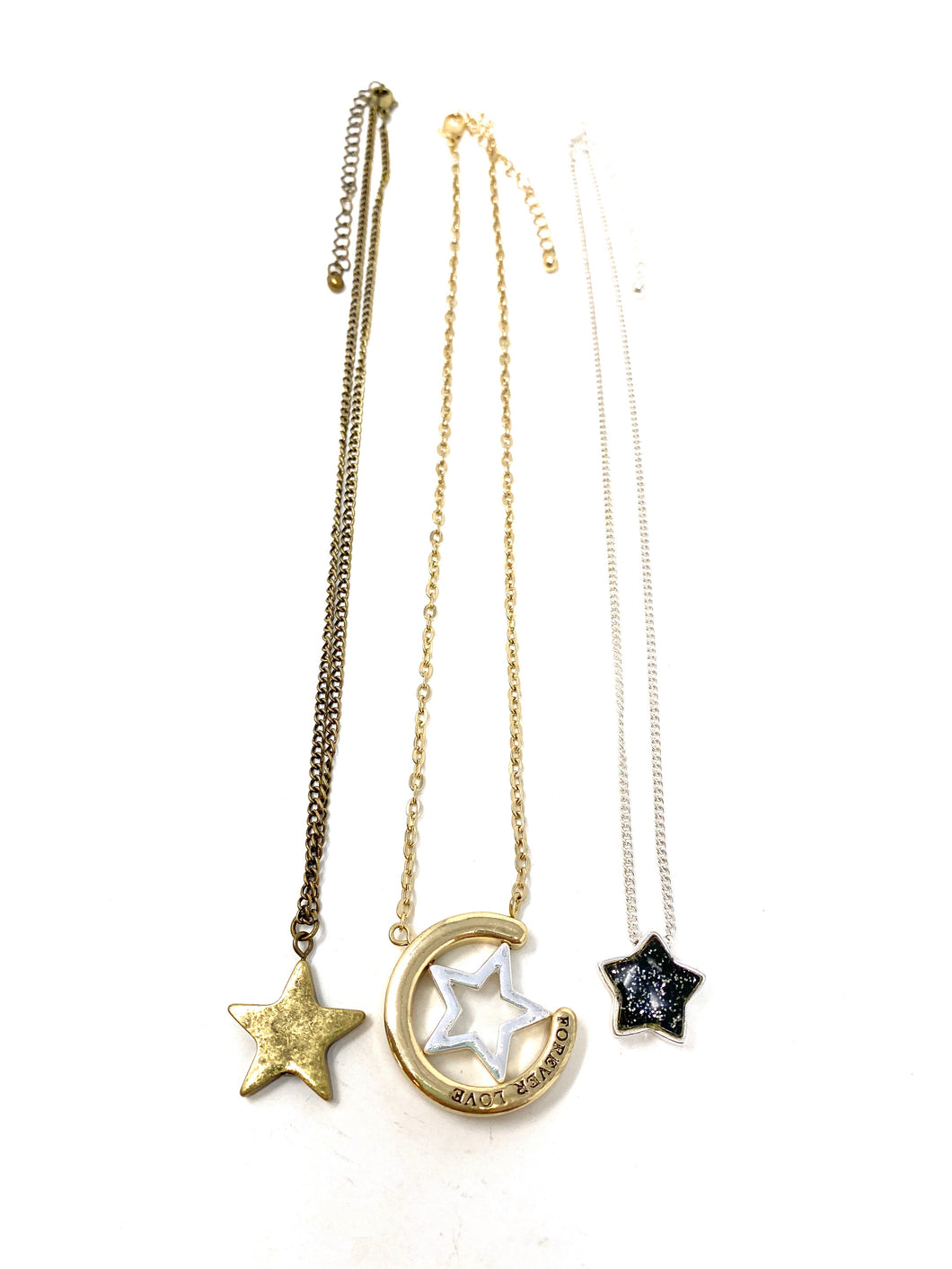 Forever Love Star Charm Necklace Set