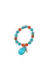 Load image into Gallery viewer, Semi Precious Bracelet with Hope Charm
